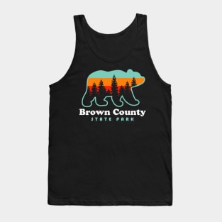 Brown County State Park Camping Bear Nashville Indiana Tank Top